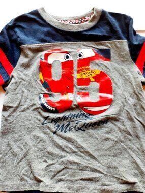 Jumping Beans Boys T-Shirt Cars Lightning McQueen Short Sleeve 4T